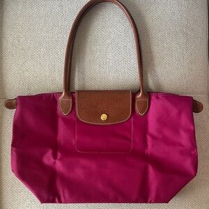 Longchamp Fuschia Tote Bag